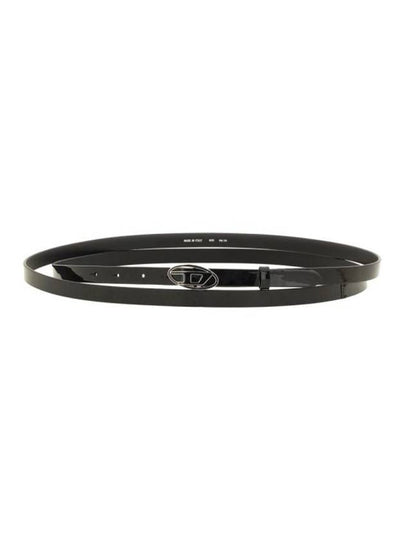 B 1DR 15 Patent Leather Belt Black - DIESEL - BALAAN 2