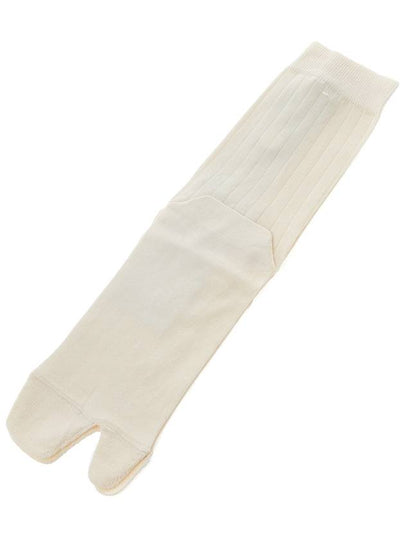 Tabi Cotton Socks Beige - MAISON MARGIELA - BALAAN 2