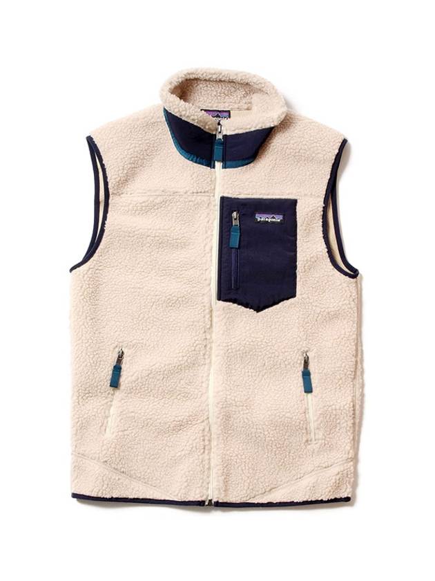 Classic Retro x Fleece Vest Natural - PATAGONIA - BALAAN 8