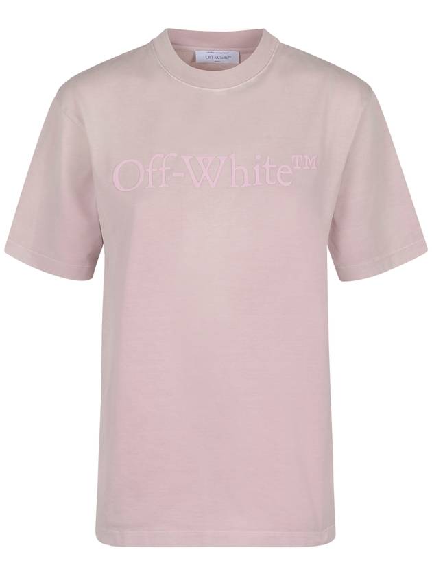 Short Sleeve T-Shirt OWAA049S24JER0013636 Lilla - OFF WHITE - BALAAN 2