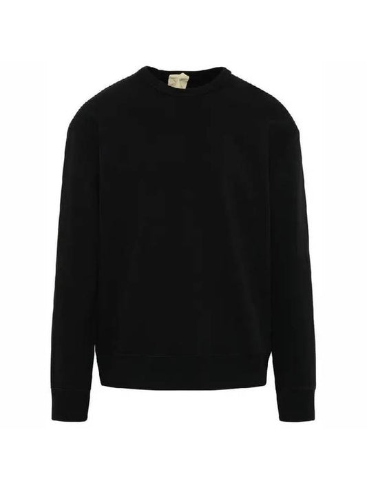 Men's Logo Patch Sweatshirt Black - TEN C - BALAAN.