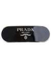 Round Metal Hair Clip Black - PRADA - BALAAN 3