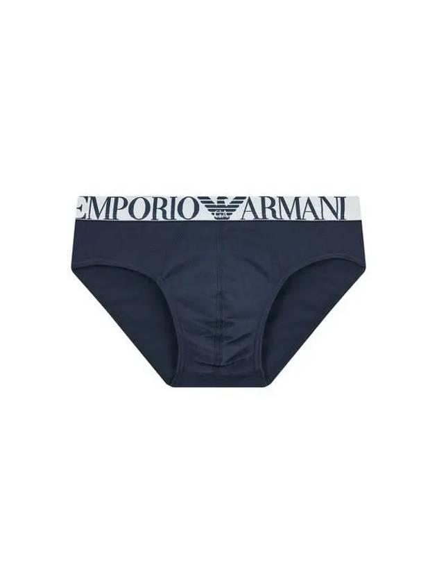 UNDERWEAR Men s Jacquard Logo Band Briefs Marine - EMPORIO ARMANI - BALAAN 1