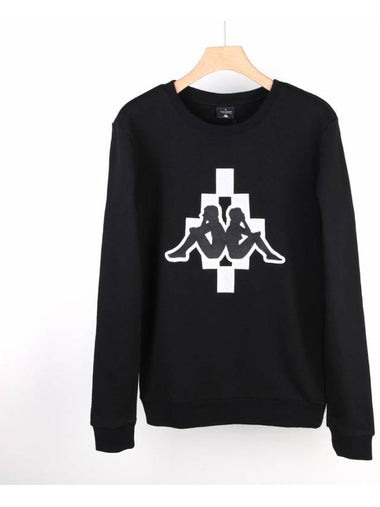 Kappa Collaboration Sweatshirt Black CMBA039F - MARCELO BURLON - BALAAN 1