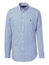 Embroidered Logo Pony Long Sleeve Shirt Blue - POLO RALPH LAUREN - BALAAN 2