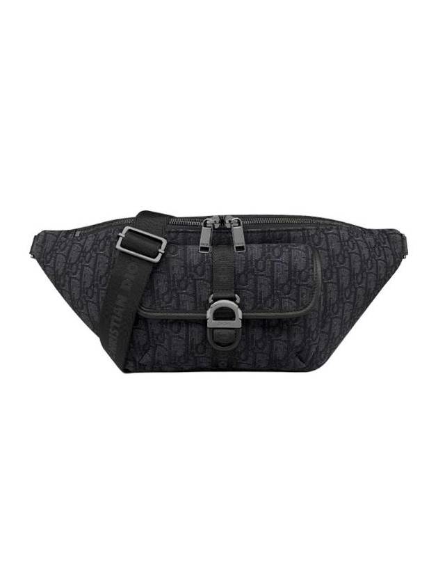 Oblique Jacquard 8 Belt Bag Black - DIOR - BALAAN 1