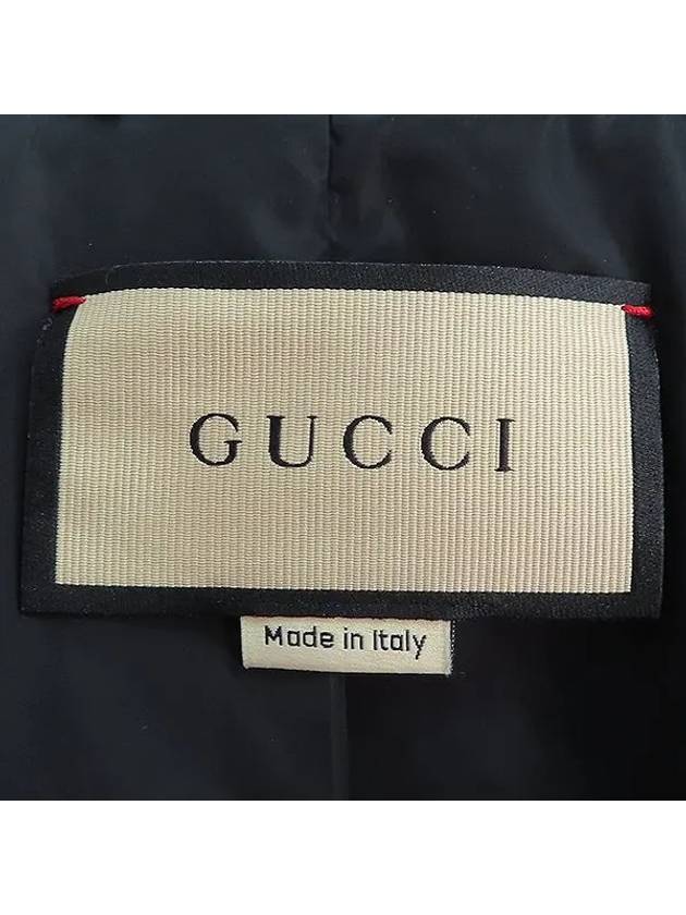 810374 Black color jumbo GG canvas jacket 46 - GUCCI - BALAAN 4