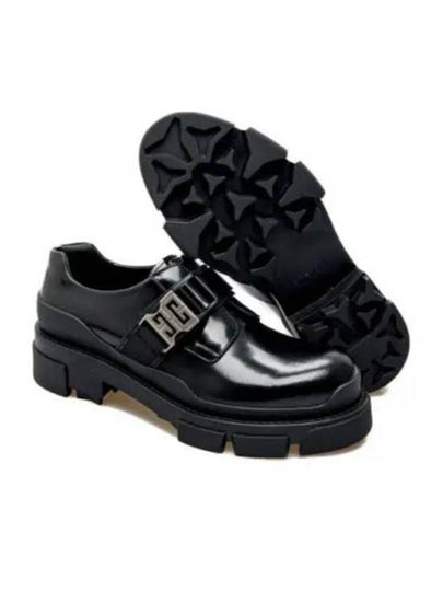 Terra Buckle Leather Derby Black - GIVENCHY - BALAAN 2