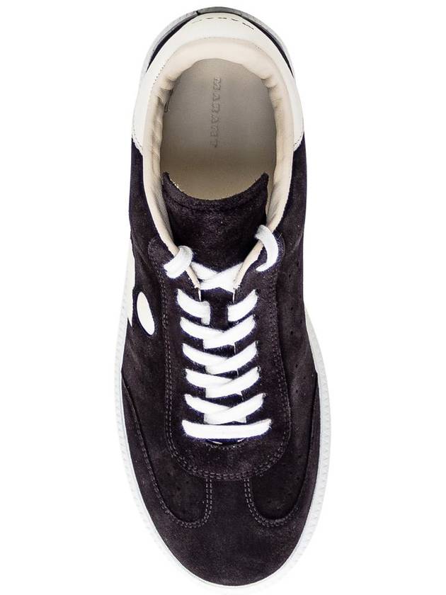 Bryce Suede Low Top Sneakers Black - ISABEL MARANT - BALAAN 5