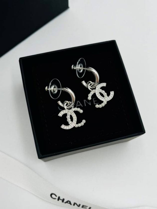 CC logo earrings twinkle pearl cubic ABD477 - CHANEL - BALAAN 1