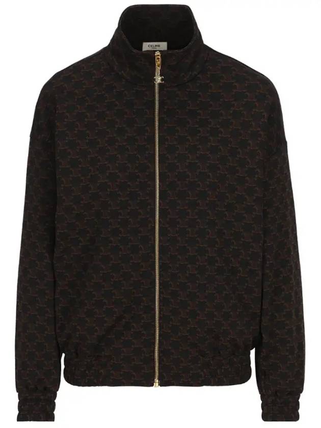 Triomphe Jersey Track Jacket Black - CELINE - BALAAN 2