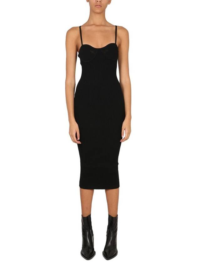 knee length one-piece dress M04HW702 X3K - HELMUT LANG - BALAAN 2