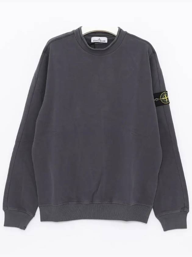 Stretch Cotton Fleece Mock Turtleneck Sweatshirt Lead - STONE ISLAND - BALAAN 4