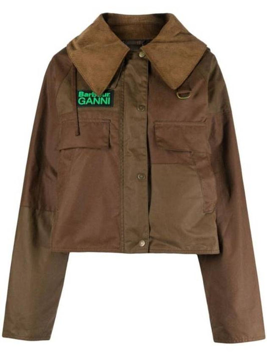 Block Spey Wax Jacket Brown - BARBOUR - BALAAN 1