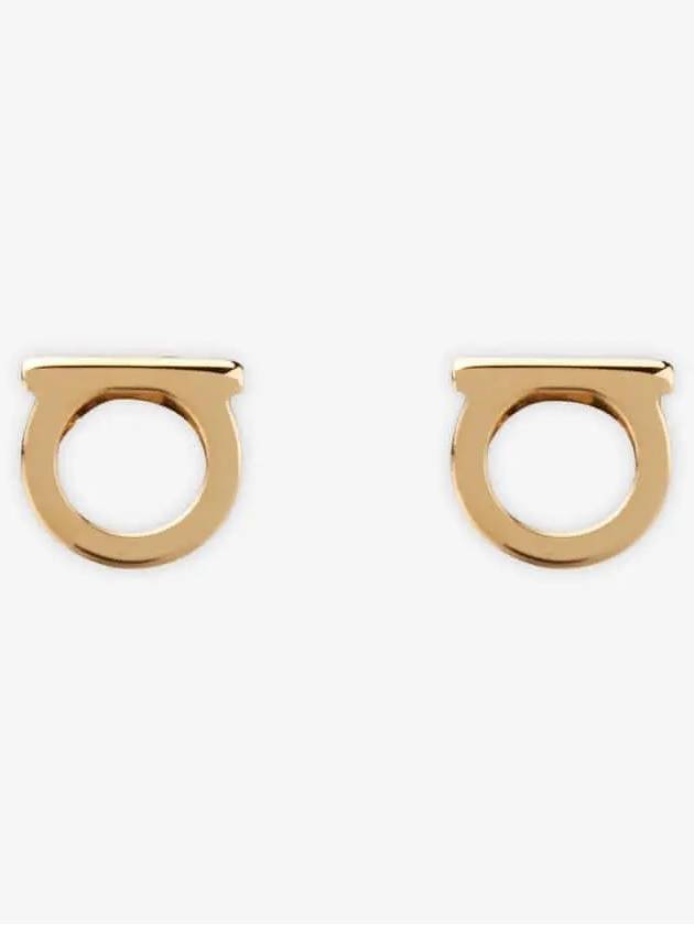 Gancini Small Earrings Gold - SALVATORE FERRAGAMO - BALAAN 4