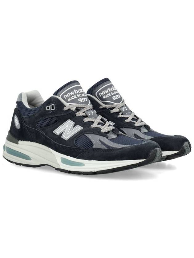 991v2 Low Top Sneakers Dark Navy - NEW BALANCE - BALAAN 3