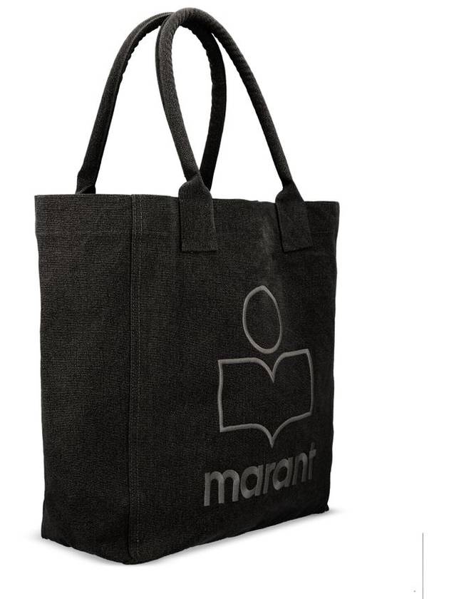 Yenky Logo Tote Bag Black - ISABEL MARANT - BALAAN 4