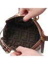 FF Small Fabric Tote Bag Brown - FENDI - BALAAN 7