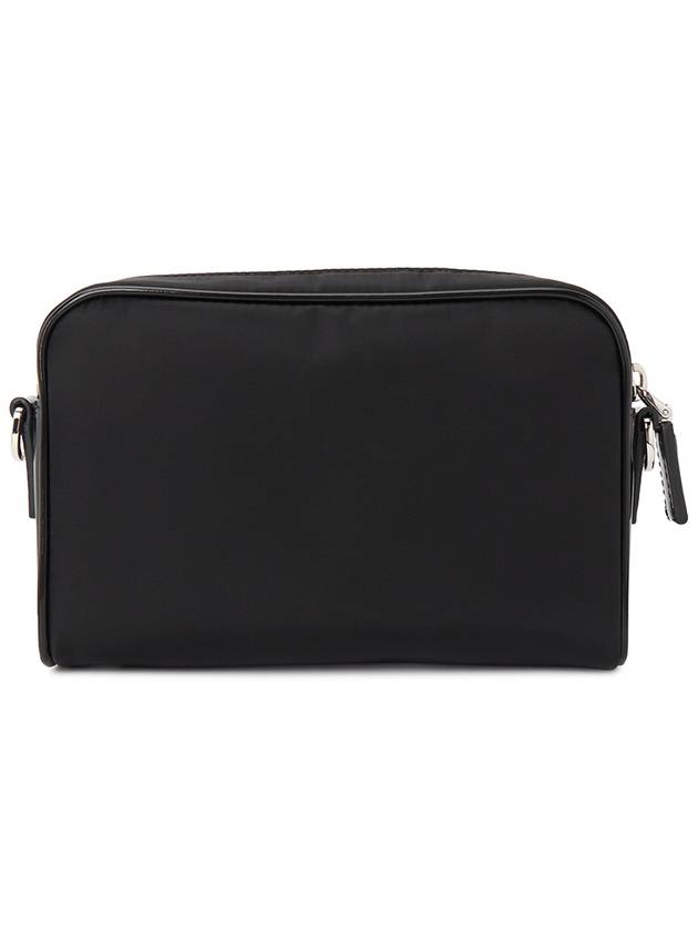 Re-Nylon Brushed Leather Shoulder Bag Black - PRADA - BALAAN 4