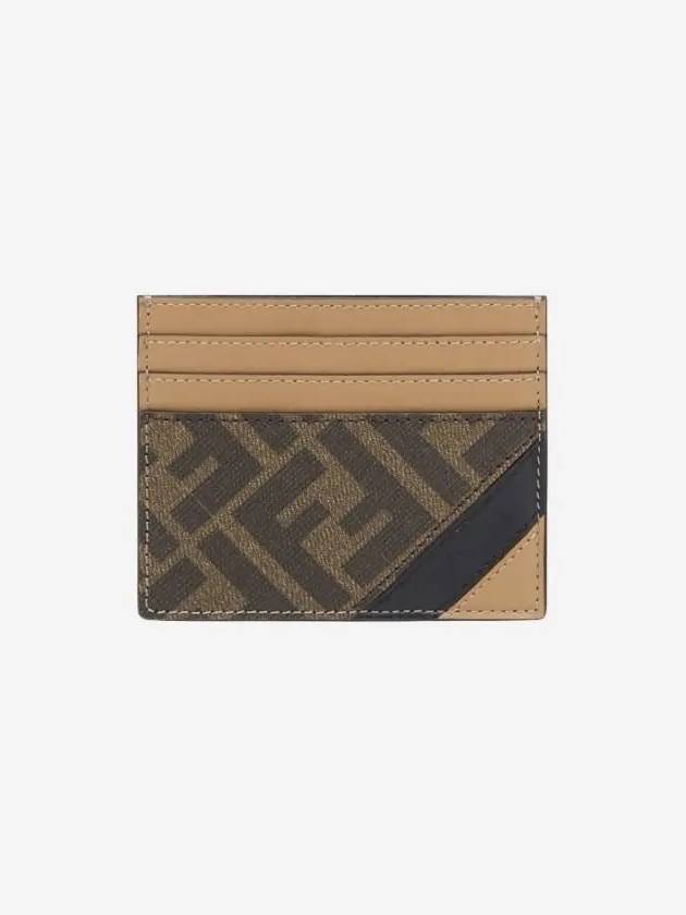 FF Logo Card Wallet Brown - FENDI - BALAAN 2