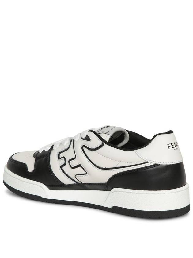 Match Low Top Sneakers Black - FENDI - BALAAN 3