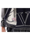 Men's V Logo Jacquard Muffler - VALENTINO - BALAAN 6