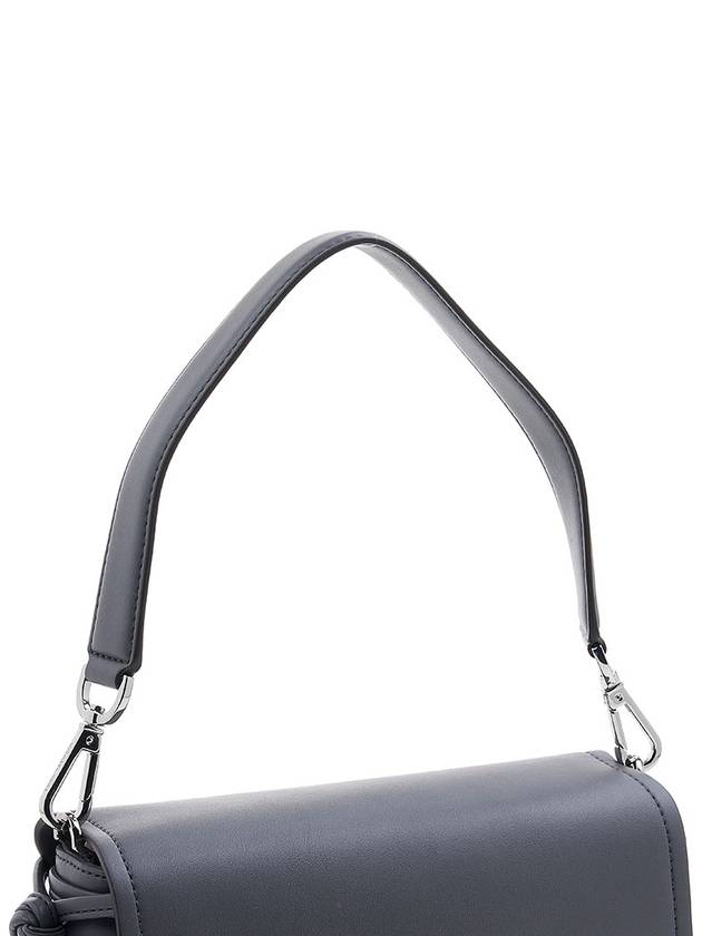 Pearl Flap Logo Lettering Cross Bag Grey - MICHAEL KORS - BALAAN 9