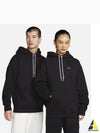 Solo Swoosh Fleece Pullover Hoodie Black - NIKE - BALAAN 2