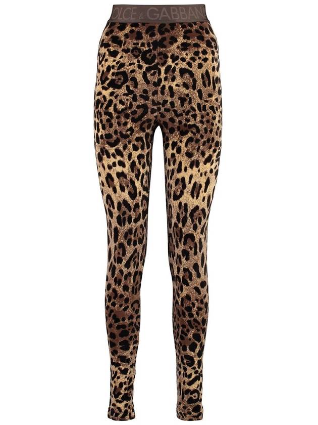 Leopard Leggings FTCQKTFJ7D5 S8350 JACQUARD B0170470767 - DOLCE&GABBANA - BALAAN 2