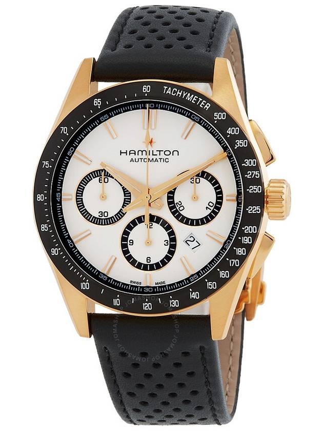 Hamilton Jazzmaster Performer Chronograph Automatic White Dial Men's Watch H36626710 - HAMILTON - BALAAN 1