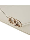 Leather Shoulder Bag Cream - VALENTINO - BALAAN 7