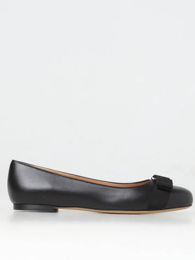 Varina Bow Ballet Flats Black - SALVATORE FERRAGAMO - BALAAN 2