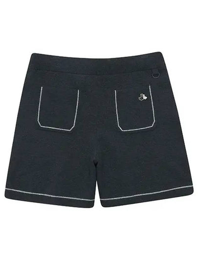 SET UP Linen Shorts 5313LZKCDBLUE - BLACK&WHITE - BALAAN 2