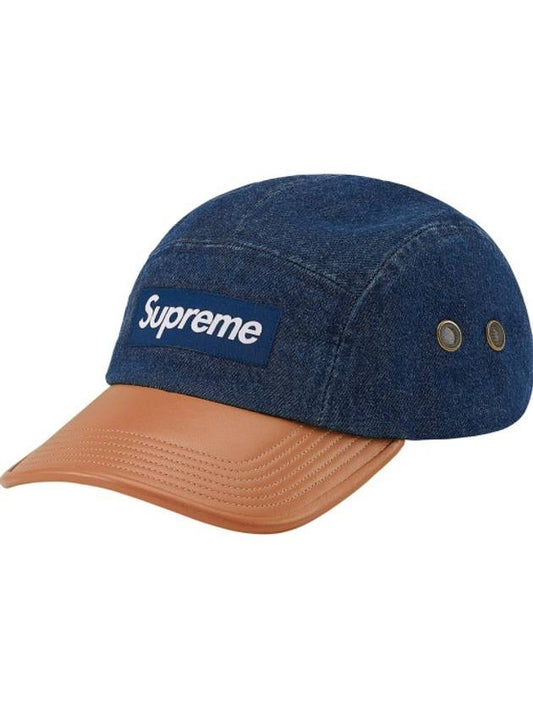 Two Tone Denim Camp Cap Blue 2 Tone Denim Camp Cap - SUPREME - BALAAN 1