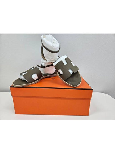 Santorini Sandals Etoupe - HERMES - BALAAN 2