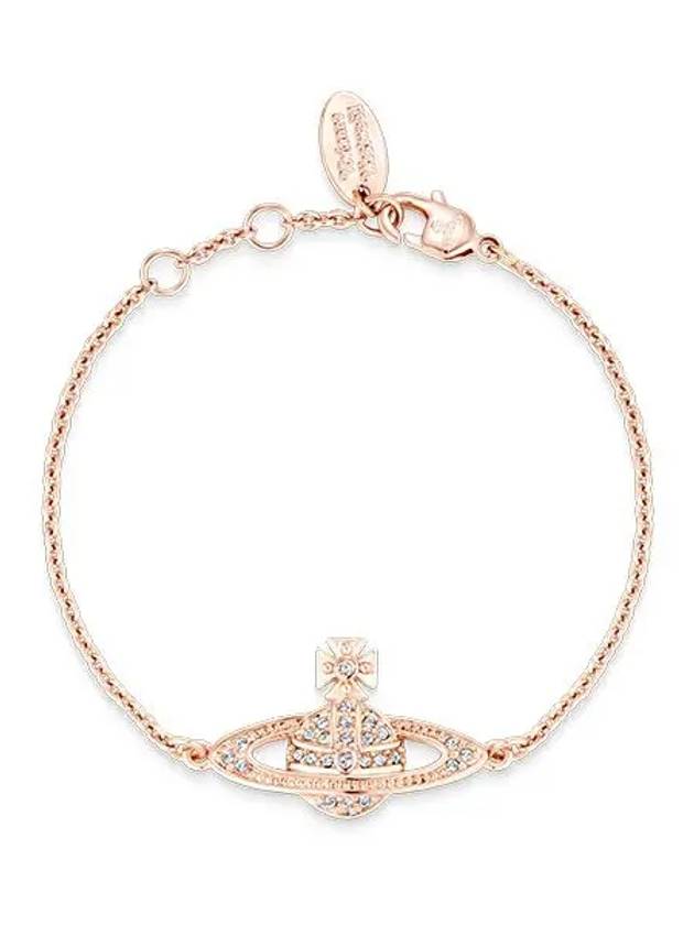 Mini Bas Relief Chain Bracelet Rose Gold - VIVIENNE WESTWOOD - BALAAN 3