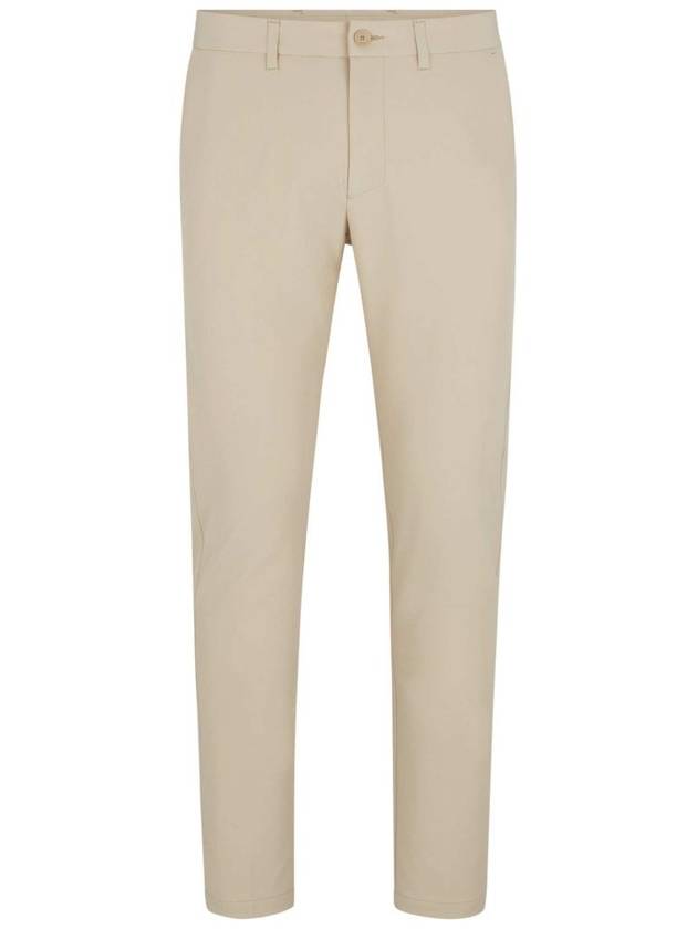 Commuter Stretch Slim Fit Straight Pants Beige - HUGO BOSS - BALAAN 3