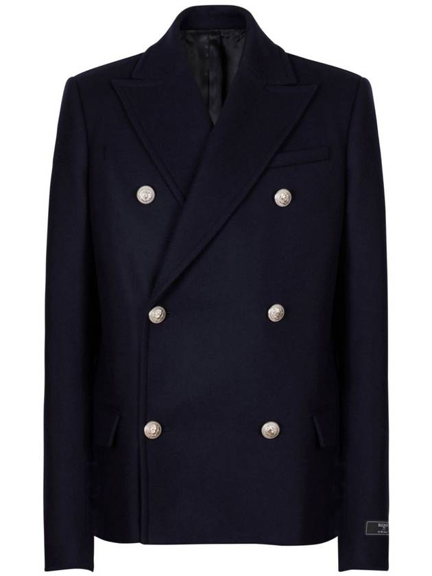 Balmain Coats Blue - BALMAIN - BALAAN 1