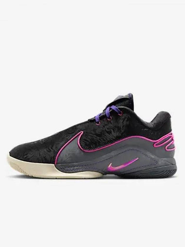 LeBron XXII Tunnel Vision EP Basketball Shoes Black Dark Gray Field Purple Laser Fuchsia FZ1095 001 749750 - NIKE - BALAAN 1