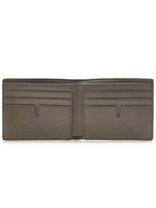 Check Slim Bifold Half Wallet Sand - BURBERRY - BALAAN 11