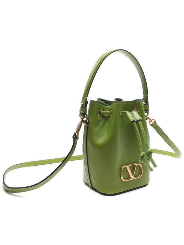 Women's V Logo Bucket Shoulder Bag - VALENTINO - BALAAN 3