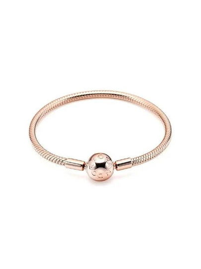 Moments Snake Chain Bracelet Rose Gold - PANDORA - BALAAN 2