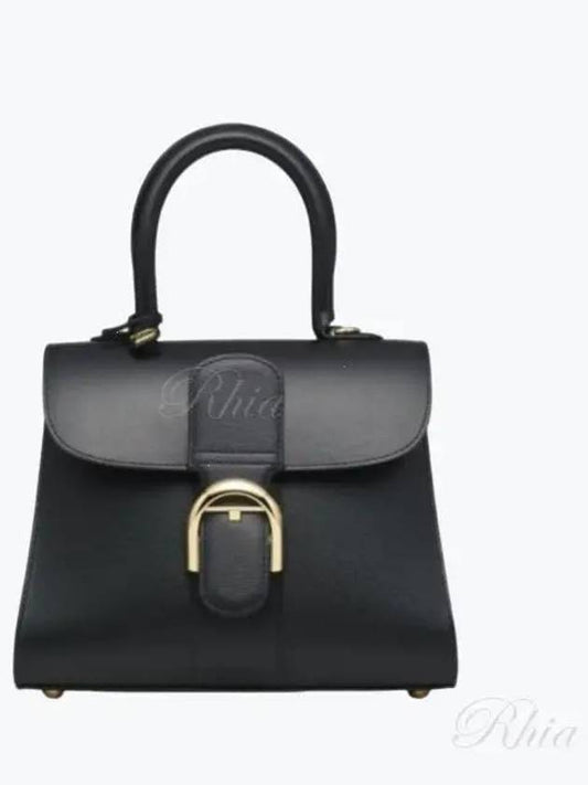 Brillant PM Box Calf Tote Bag Black - DELVAUX - BALAAN 2