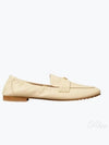 Ballet Double T Napa Leather Loafers New Cream - TORY BURCH - BALAAN 2