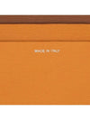 Two-Tone Grain Leather Card Holder Orange Black - PAUL SMITH - BALAAN 5