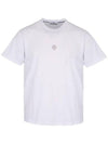 Chest Logo Print Short Sleeve T-Shirt White - STONE ISLAND - BALAAN 2