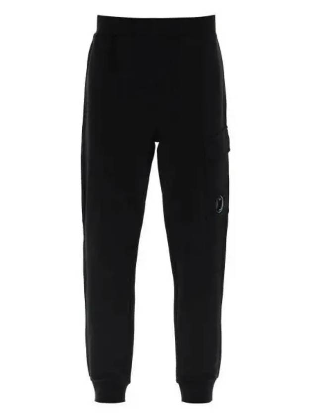 Men's Lens Cargo Pocket Track Pants Black - CP COMPANY - BALAAN 2