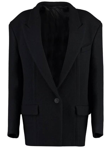 The Attico Glen Short Wool Coat - THE ATTICO - BALAAN 1