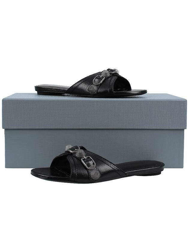 Le Cagole Slippers Black - BALENCIAGA - BALAAN 11