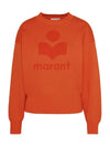 Ailys Logo Crew Neck Knit Top Orange - ISABEL MARANT - BALAAN 3